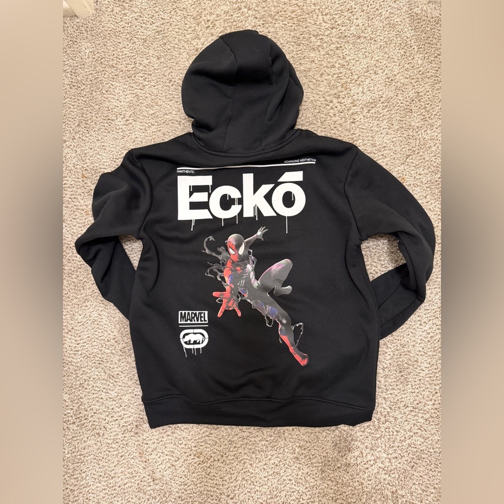 Ecko x Marvel Spiderman Venom Black Hoodie